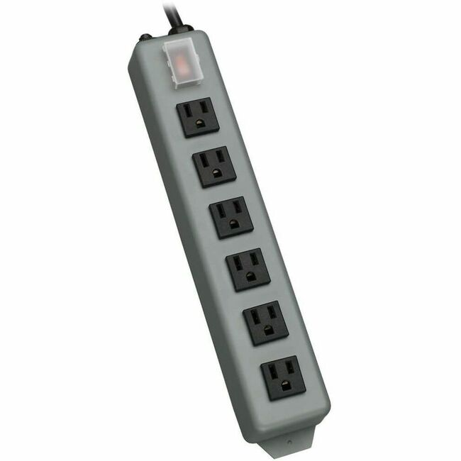 Eaton UL24CB-15 Tripp Lite Series Regleta de Energía Industrial, 6 Tomacorrientes, Cable de 15 ft. (4.6 m), Cubierta de Interruptor con Candado