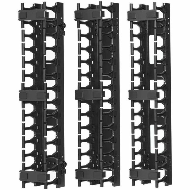 Eaton SRCABLEVRT3 Tripp Lite by Eaton SmartRack 3-in. (7.62 cm) Wide High Capacity Vertical Cable Manager - Double finger duct