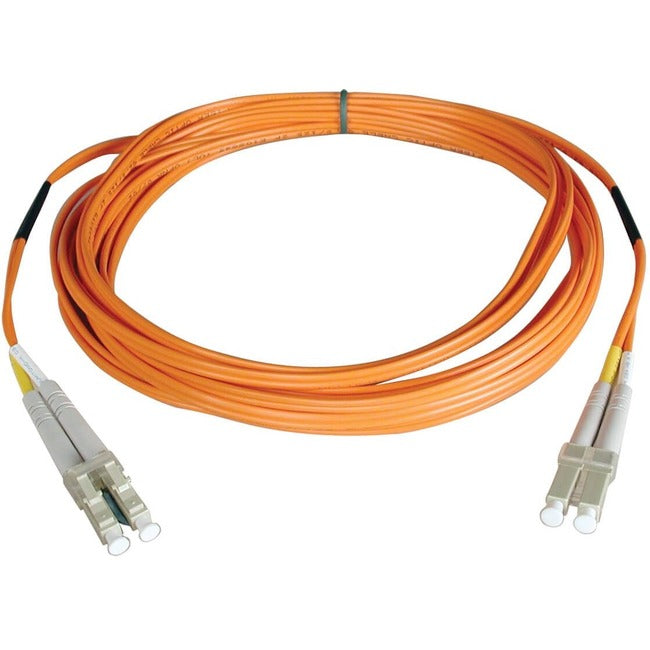 Eaton N520-30M-P Cable de Parche de Fibra Óptica Duplex Multimodo 50/125 con Clasificación Plenum de la Serie Eaton Tripp Lite (LC/LC), 30M (100 ft.)