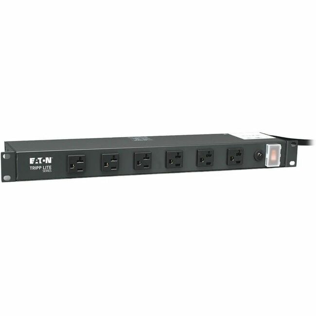 Eaton RS1215-20 Tripp Lite by Eaton Regleta de Energía Rackmount Metal 120V 5-20R 12 Salidas Cordón 15' 1URM