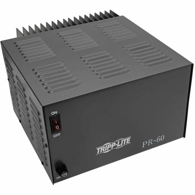 Eaton PR60 Tripp Lite Series Cumplimiento TAA Suministro de Energía DC de 60 Amperios, 13.8VDC, Conversión Regulada de Precisión AC-a-DC