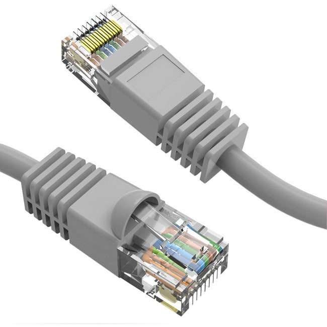 Axiom C6MB-G100-AX Cable de Conexión CAT6 550mhz de 100FT con Bota Moldeada (Gris)