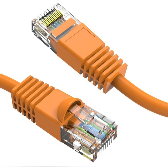Axiom C6MB-O100-AX Cable de Conexión Axiom 100FT CAT6 550mhz con Bota Moldeada (Naranja)