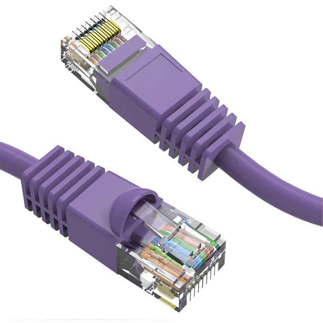 Axiom C6MB-P100-AX Cable de parcheo CAT6 550mhz de 100FT con bota moldeada (Púrpura)