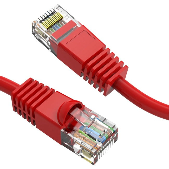 Axiom C6MB-R75-AX Cable de Parche Axiom CAT6 550mhz de 75 pies con Bota Moldeada (Rojo)
