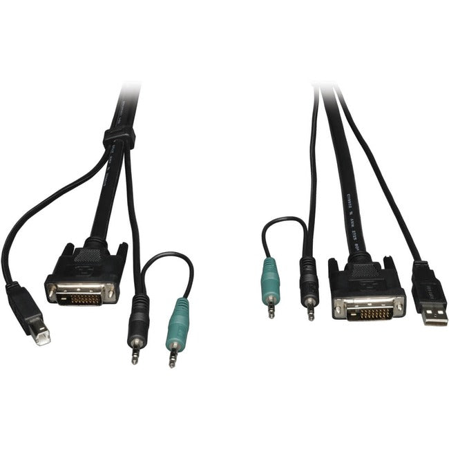 Eaton P759-006 Kit de Cable KVM Eaton Tripp Lite Series DVI / USB / Audio, 6 ft. (1.83 m)