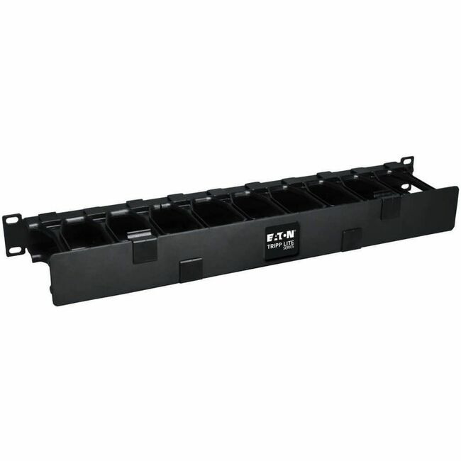 Eaton SRCABLEDUCT1UHD Tripp Lite by Eaton SmartRack Organizador de Cables Horizontal de Alta Capacidad 1U - Conducto de dedos con cubierta de bisagra dual