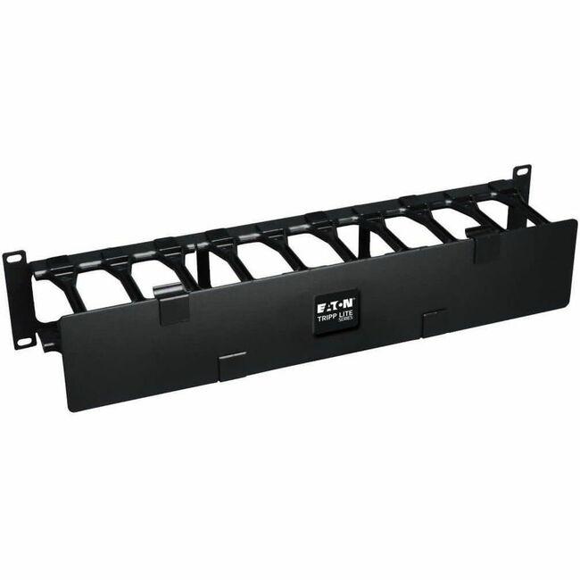Eaton SRCABLEDUCT2UHD Tripp Lite by Eaton SmartRack 2U Organizador de Cables Horizontal de Alta Capacidad - Conducto de dedo con cubierta de bisagra dual