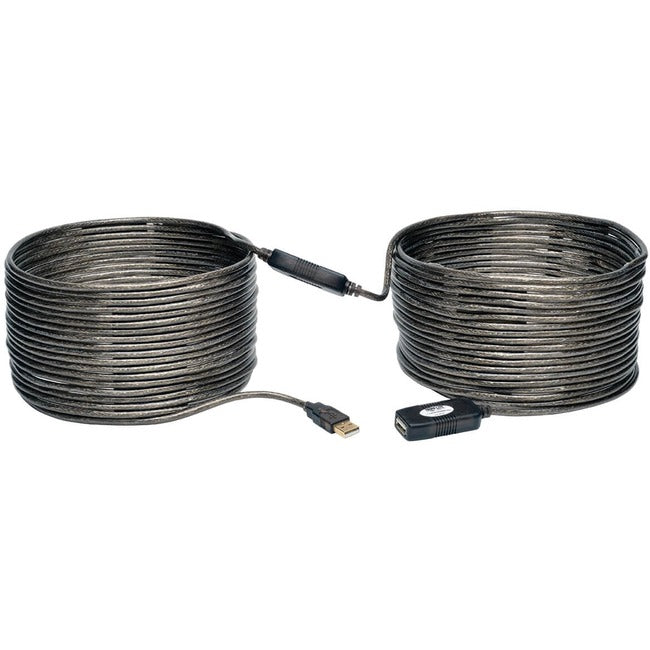 Eaton U026-20M Tripp Lite by Eaton 20M USB 2.0 Hi-Speed Cable Repetidor Activo de Extensión USB-A M/F 65ft 20 Metros