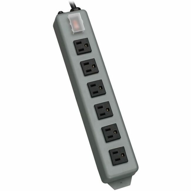 Eaton UL24RA-15 Tripp Lite by Eaton Regleta de Energía Industrial 6 Contactos en Ángulo Recto Cable de 15 ft. (4.6 m) Pestañas de Montaje