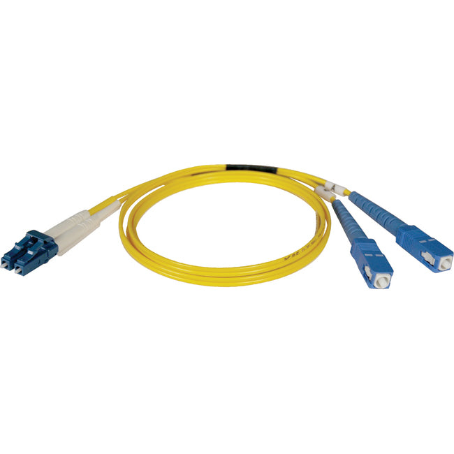 Eaton N366-25M Tripp Lite by Eaton Cable de Parche de Fibra Óptica Monomodo Dúplex 25M 9/125 LC/SC 82' 82ft 25 Metros