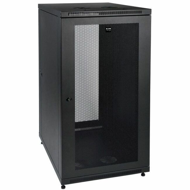 Eaton SR24UB Tripp Lite by Eaton Gabinete de Servidor Rack 24U de 33" de Profundidad con Puertas y Paneles Laterales
