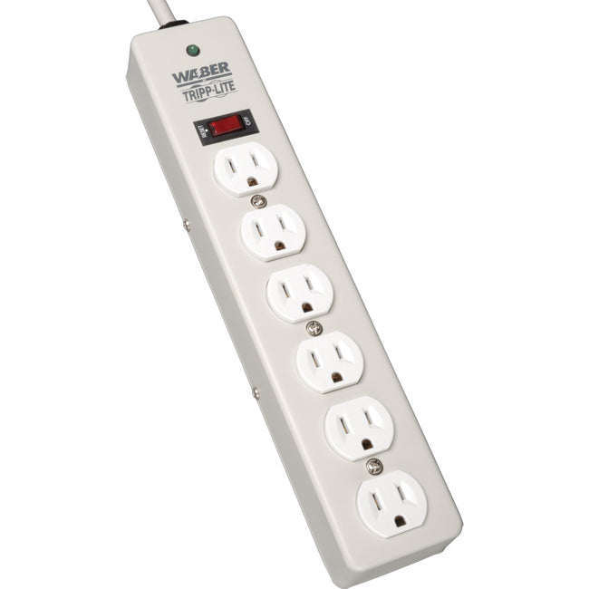 Eaton DG206 Protector contra sobretensiones industrial Tripp Lite by Eaton Waber de 6 salidas, cable de 6 ft. (1.83 m), 1050 Joules