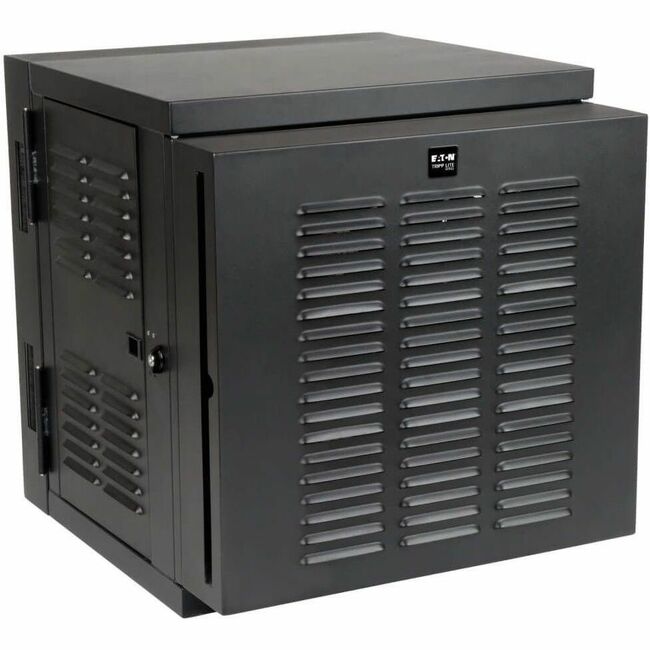 Eaton SRW12USNEMA Tripp Lite by Eaton SmartRack 12U Switch-Depth Wall-Mount Small Rack Enclosure for Harsh Environments Hinged Back