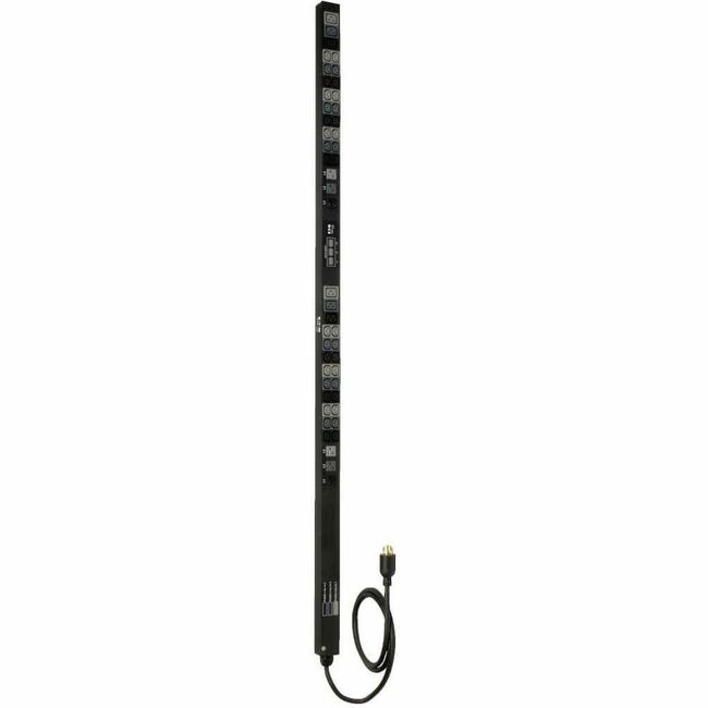 Eaton PDU3MV6L2120 Tripp Lite by Eaton PDU 5.7kW 3-Phase Local Metered PDU 208/120V Outlets (36 C13 6 C19 6 5-15/20R) L21-20P 6 ft. (1.83 m) Cord 0U Vertical TAA