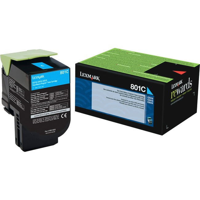 Lexmark 80C10C0 Cartucho de Tóner Lexmark Unison 801C