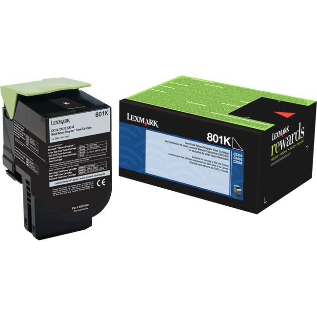 Lexmark 80C10K0 Cartucho de Tóner Lexmark Unison 801K