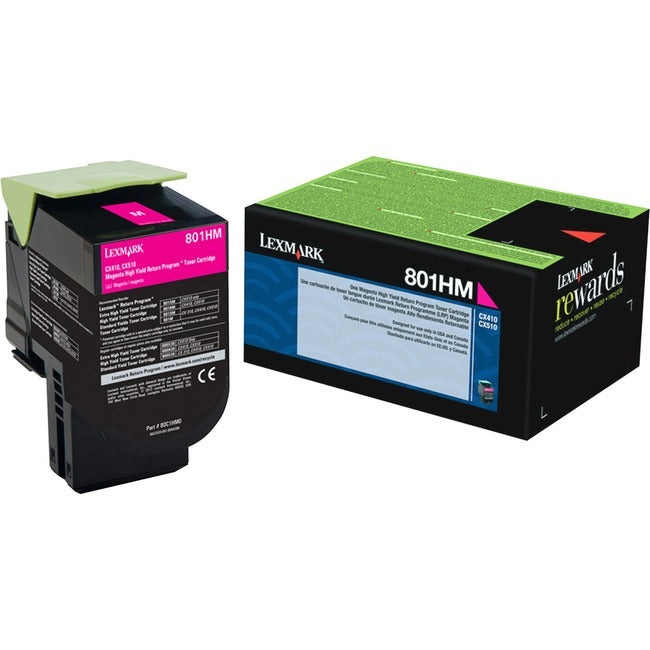 Lexmark 80C1HM0 Cartucho de Tóner Lexmark Unison 801HM