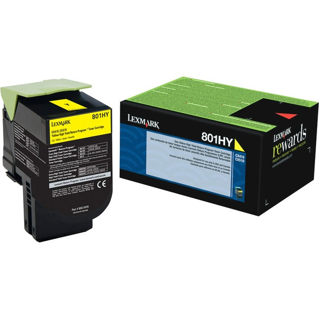 Lexmark 80C1HY0 Cartucho de tóner Lexmark Unison 801HY