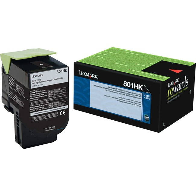Lexmark 80C1HK0 Cartucho de Tóner Lexmark Unison 801HK