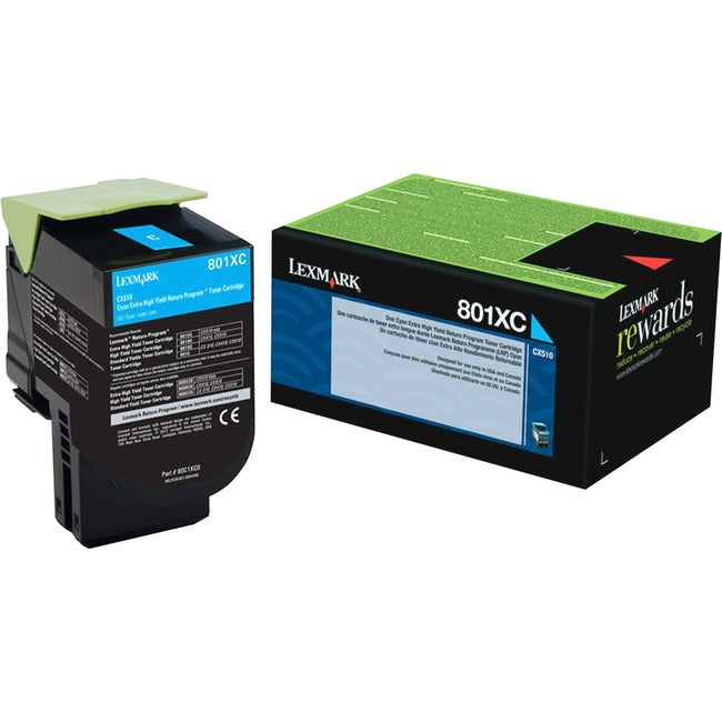 Lexmark 80C1XC0 Cartucho de Tóner Lexmark Unison 801XC