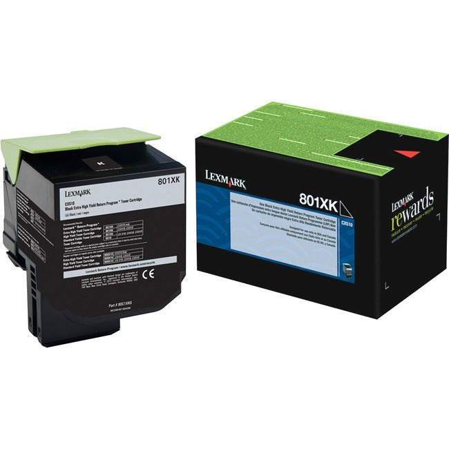 Lexmark 80C1XK0 Cartucho de Tóner Lexmark Unison 801XK