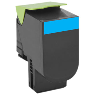 Lexmark 80C0X20 Cartucho de Tóner Láser Original Lexmark Unison 800X2 de Rendimiento Extra Alto - Paquete Cyan