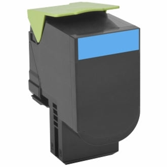 Lexmark 80C0SCG Cartucho de Tóner Láser Original Lexmark Rendimiento Estándar - Cyan - 1 Pieza