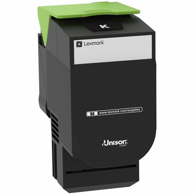 Lexmark 80C0HKG Cartucho de Tóner Láser Original Lexmark de Alto Rendimiento - Negro - 1 Pieza