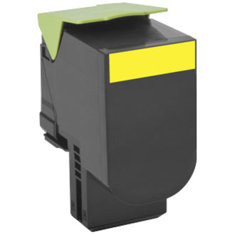 Lexmark 80C0SYG Cartucho de Tóner Láser Original Lexmark de Rendimiento Estándar - Amarillo - 1 Paquete