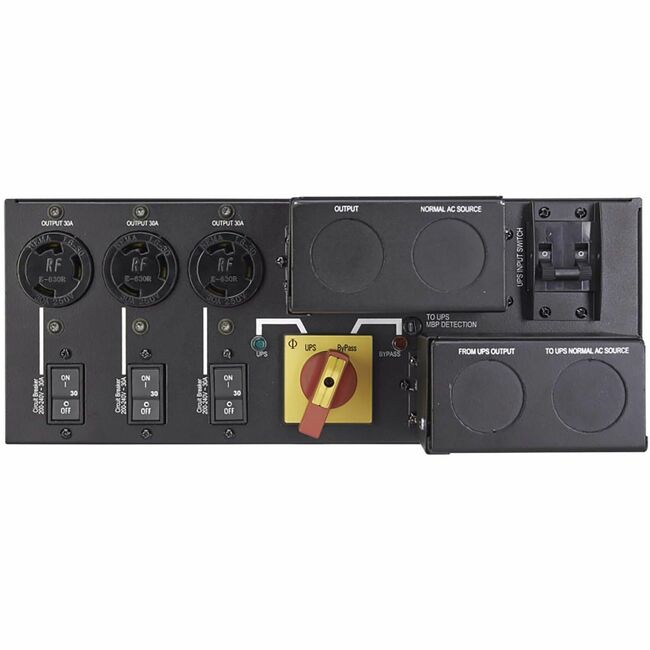 Eaton MBP11K208 9PX Módulo de Bypass de Mantenimiento para Sistemas UPS 9PX Seleccionados de 8kVA a 11kVA, Entrada/Salida Cableada, 3 Conectores L6-30R, 3U Rack/Torre