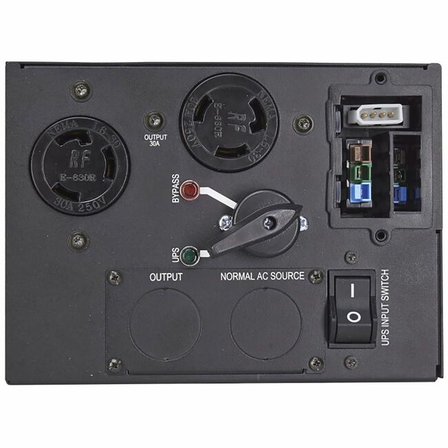 Eaton MBP6K208 9PX Bypass de Mantenimiento para Sistemas UPS 9PX Seleccionados de 5kVA a 6kVA, Entrada/Salida Cableada, 2 Salidas L6-30R, Rack/Torre 3U