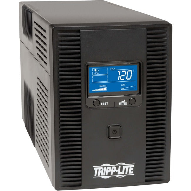 Eaton SMART1300LCDT Tripp Lite by Eaton UPS SmartPro LCD 120V 1300VA 720W Line-Interactive UPS AVR Tower LCD USB 8 Outlets
