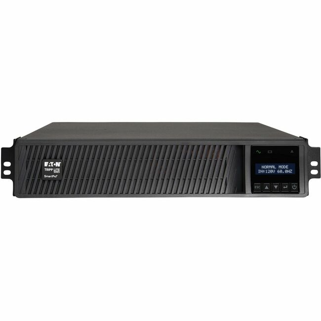 Eaton SMART1000RMXL2U Tripp Lite Series SmartPro 1000VA 1000W 120V Line-Interactive Sine Wave UPS - 8 Outlets, Extended Run, Network Card Option, LCD, USB, DB9, 2U Rack/Tower