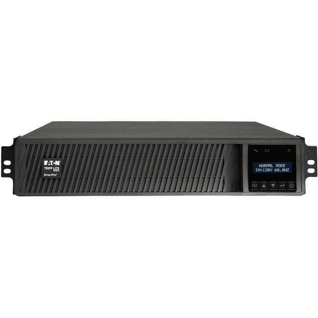 Eaton SMART3000RMXLN Tripp Lite by Eaton UPS SmartPro 120V 3kVA 2.88kW Line-Interactive Sine Wave UPS 2U Rack/Tower Extended Run Pre-installed WEBCARDLX Network Interface LCD Display USB DB9 Serial