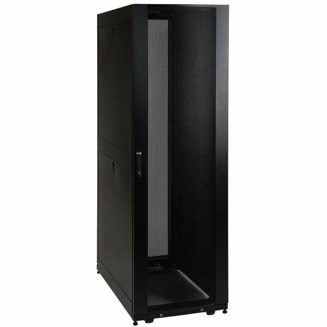 Eaton SR42UBSD1032 Tripp Lite by Eaton 42U SmartRack Shallow-Depth Rack Enclosure Cabinet Threaded 10-32 Mounting Holes with doors & side panels