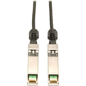 Eaton N280-01M-BK Tripp Lite by Eaton SFP+ 10Gbase-CU Cable de Cobre Twinax Pasivo SFP-H10GB-CU1M Compatible Negro 1M (3.28 ft.)