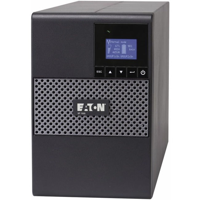 Eaton 5P1550G 5P 1550VA 1100W 230V Line-Interactive UPS, C14 Input, 8 C13 Outlets, True Sine Wave, Cybersecure Network Card Option, Tower