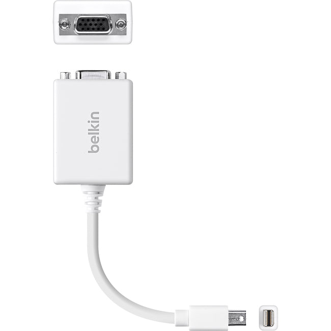 Belkin International INC F2CD049B Adaptador de Video Belkin Mini DisplayPort a VGA, M/H, 1080p