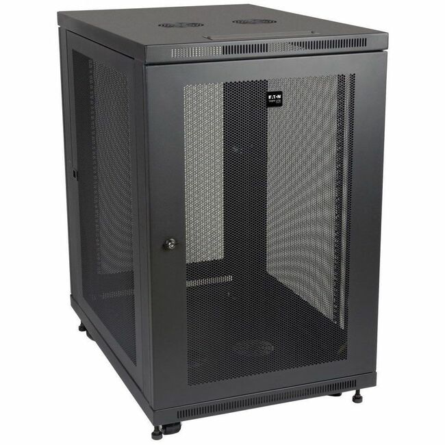 Eaton SR18UB Tripp Lite by Eaton Gabinete de Servidor de Bastidor 18U de 33" de Profundidad con Puertas y Laterales