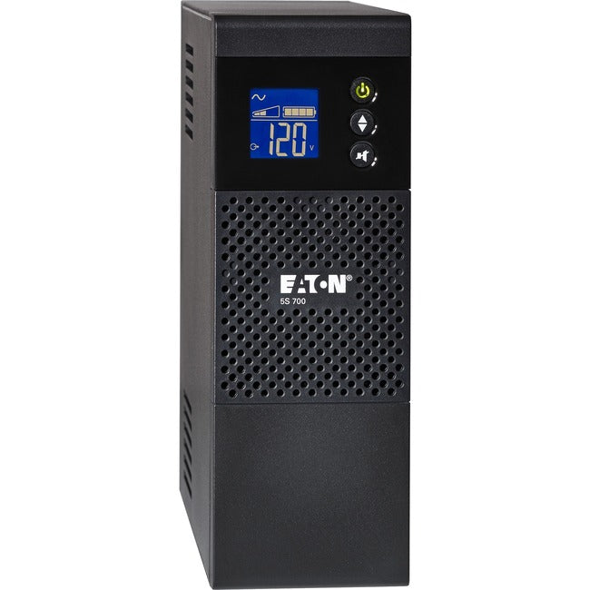 Eaton 5S700LCD 5S UPS 700 VA 420 Watt 120V Line-Interactive Battery Backup Tower USB LCD