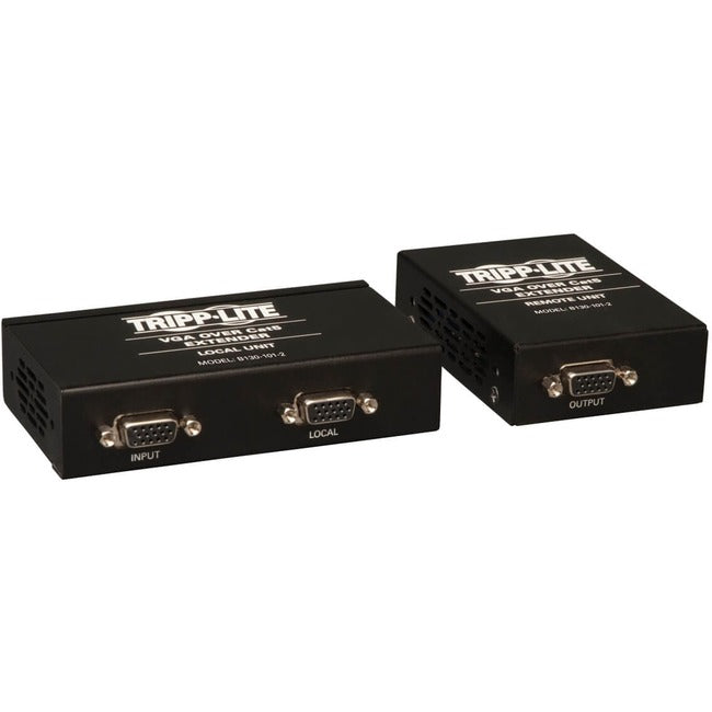 Eaton B130-101-2 Tripp Lite by Eaton VGA over Cat5/6 Extender Kit Box-Style Transmitter/Receiver for Video Up to 1000 ft. (305 m) TAA