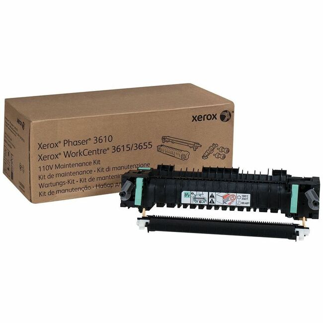 Xerox 115R00084 Kit de Mantenimiento Fuser 110V Xerox Phaser 3610/WorkCentre 3615 (incluye Fuser 110V, Rodillo de Transferencia Bias), Artículo de Larga Duración, Típicamente No Requerido