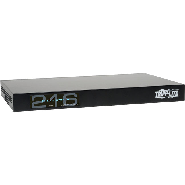 Eaton B072-016-IP2 Tripp Lite by Eaton NetCommander Conmutador KVM sobre IP de 16 Puertos Cat5 - 2 Usuarios Remotos + 1 Usuario Local Montaje en Bastidor 1U
