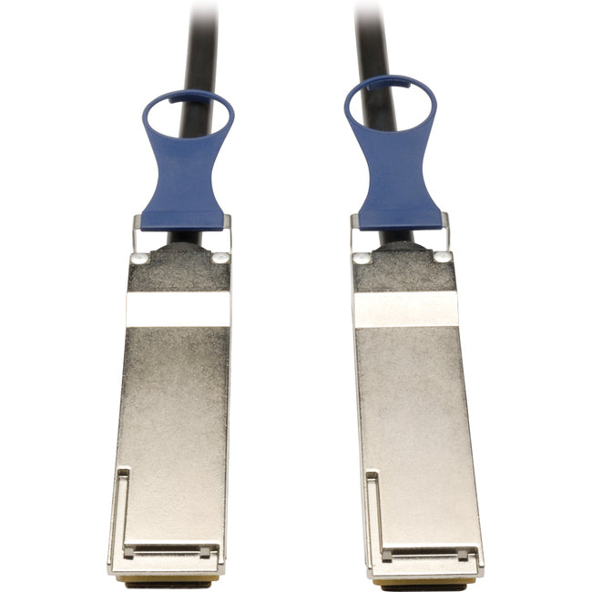 Eaton N282-05M-BK Cable Infiniband de Cobre DAC Pasivo Eaton Tripp Lite Series de QSFP+ a QSFP+ de 40Gb, Compatible con QSFP-H40G-CU5M, 5M (16.4 ft.)