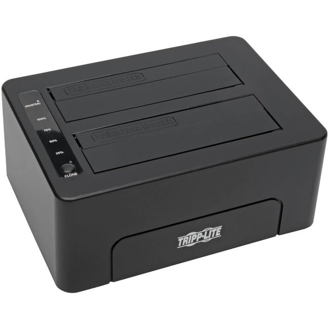 Eaton U339-002 Tripp Lite by Eaton USB 3.0 SuperSpeed a Estación de Acoplamiento de Disco Duro Externo Dual SATA con Clonación para HDD de 2.5 in./3.5 in.