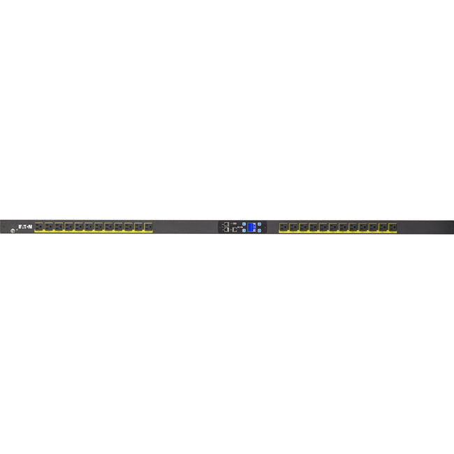 Eaton EMI100-10 PDU de entrada medida, 0U, entrada 5-15P, 1.44 kW máximo, 120V, 12A, cable de 10 ft, Monofásico, Salidas: (24) 5-15R