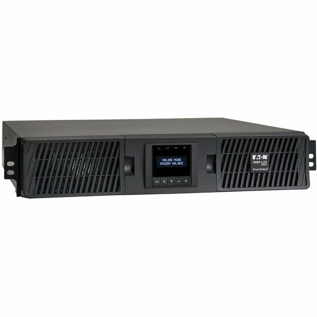 Eaton SU3000RTXLCD2U Tripp Lite by Eaton series SmartOnline 3000VA 2700W 120V UPS de Doble Conversión - 7 Salidas, Autonomía Extendida, Opción de Tarjeta de Red, LCD, USB, DB9, Respaldo de Batería 2U Rack/Torre