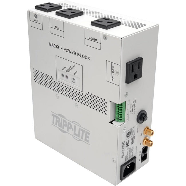 Eaton AV550SC Bloque de Alimentación de Respaldo Eaton Tripp Lite Series 550VA Audio/Video - Protección UPS Exclusiva para Recinto de Cableado Estructurado