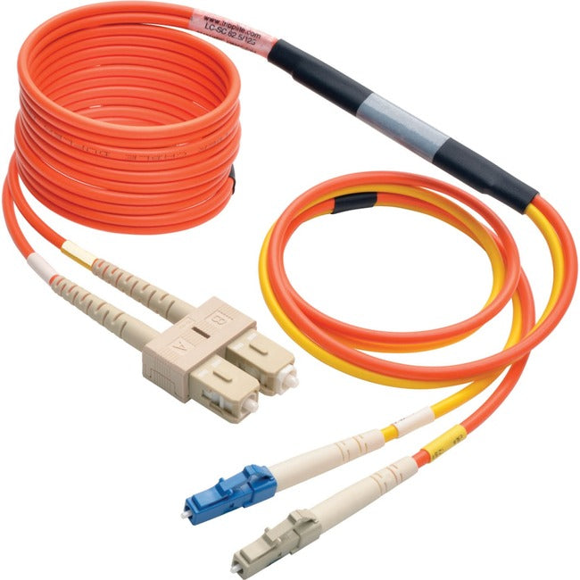 Eaton N425-02M Cable de Conexión de Fibra Óptica Eaton Tripp Lite Series (LC Acondicionamiento de Modo a SC), 2M (6 pies)